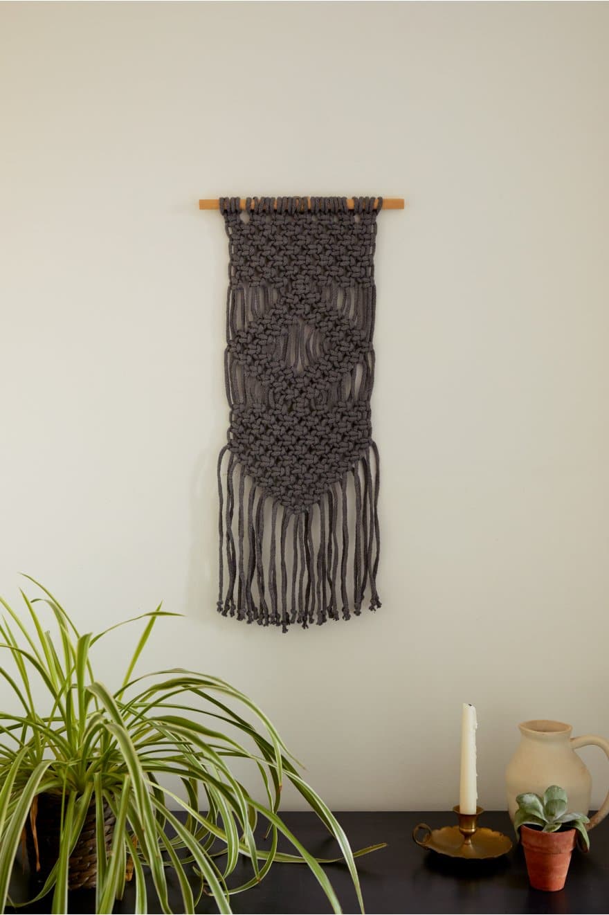 Kit de macramé “tapiz de pared” – Diseños Para Bordar