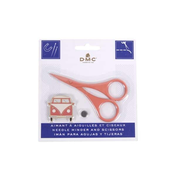 U2362 CORAIL-Aimant a aiguilles et ciseaux